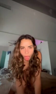 Jameliz Cowgirl orgasm on bed – Onlyfans Sextape Viral